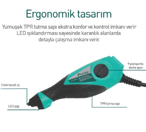 Proskit PT-5203I Hobi Gravür İşleme Seti