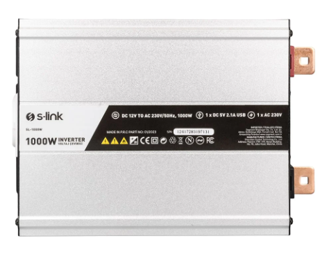 S-Link SL-1000W Modified Sinüs 12V 1000W İnvertör
