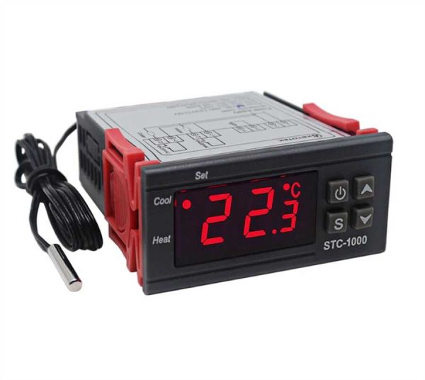STC-1000 DC 12V - 120W 10A LCD Ekranlı NTC Sensörlü Sıcaklık Kontrol Modülü