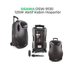 OSAWA OSW-9130 Taşınabilir Şarjlı Telsiz Mikrofonlu Ses Sistemi
