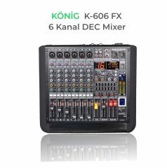 König  K-606 FX 6 Kanal Deck Mikser