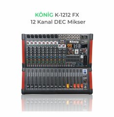 König  K-1212 FX 12 Kanal Deck Mikser