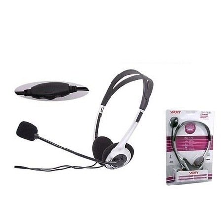 SNOPY SN-988 Mikrofonlu Kulaklık Siyah/Gümüş