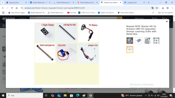 NEWEST RFID STARTER KİT R3 UPGRADED VERSİON LEARNİNG KİT