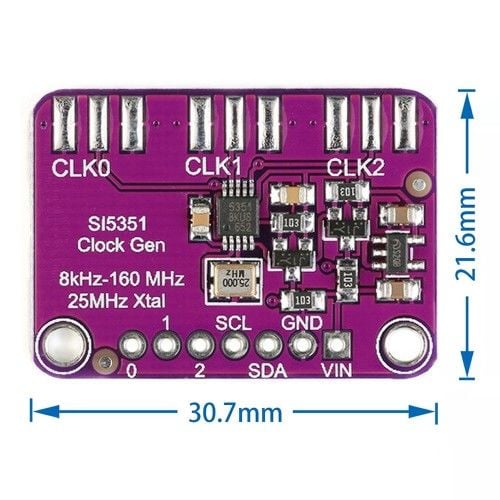 Si5351 Saat Sinyal Jeneratör Modülü