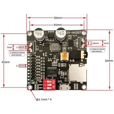 DY-HV20T Ses Çalma MP3 Modül