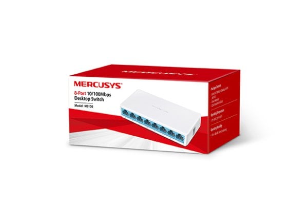 Mercusys 8-Port 10/100Mbps Desktop Switch