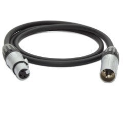 Stereo Mikrofon ve Enstrüman Kablosu XLR Erkek +XLR Dişi 5 Metre