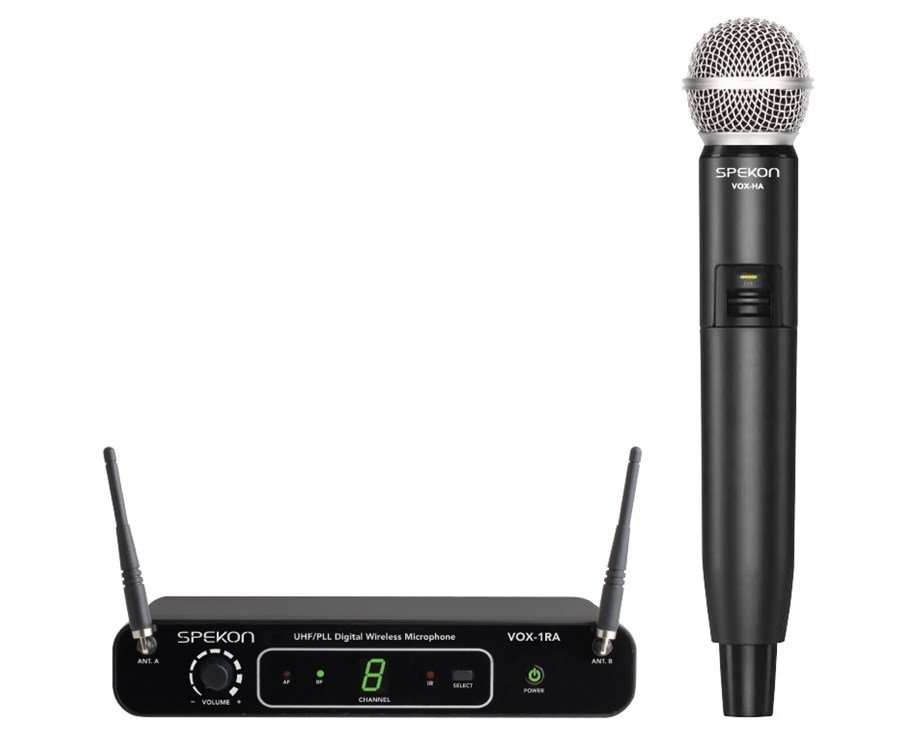 Spekon  VOX-1RA-HA 16 Kanal  UHF Tekli  El Kablosuz Mikrofon