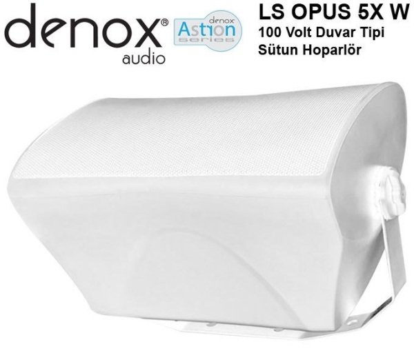Denox Astron LS-OPUS 5X W Duvar Hoparlör 100 Volt ( Takım Fiyatıdır.)
