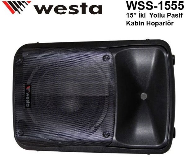 Westa WSS-1555  15'inch 800 Watt Pasif Kabin Hoparlör