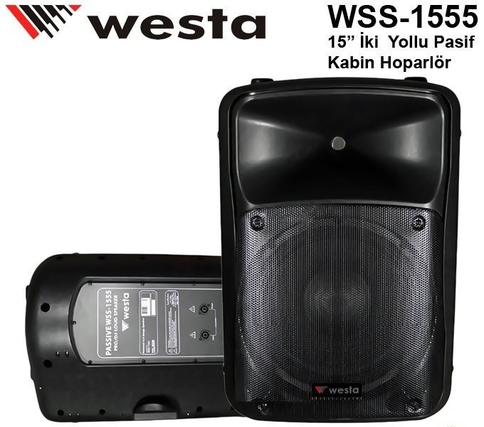 Westa WSS-1555  15'inch 800 Watt Pasif Kabin Hoparlör