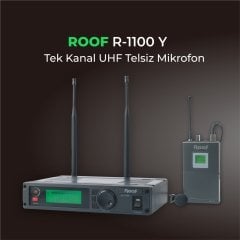 R–1100 Yaka Tek Kanal 2 Anten Uhf Kablosuz  Mikrofon