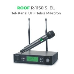 R–1150S EL Tek Kanal 2 Anten Uhf Kablosuz  Mikrofon