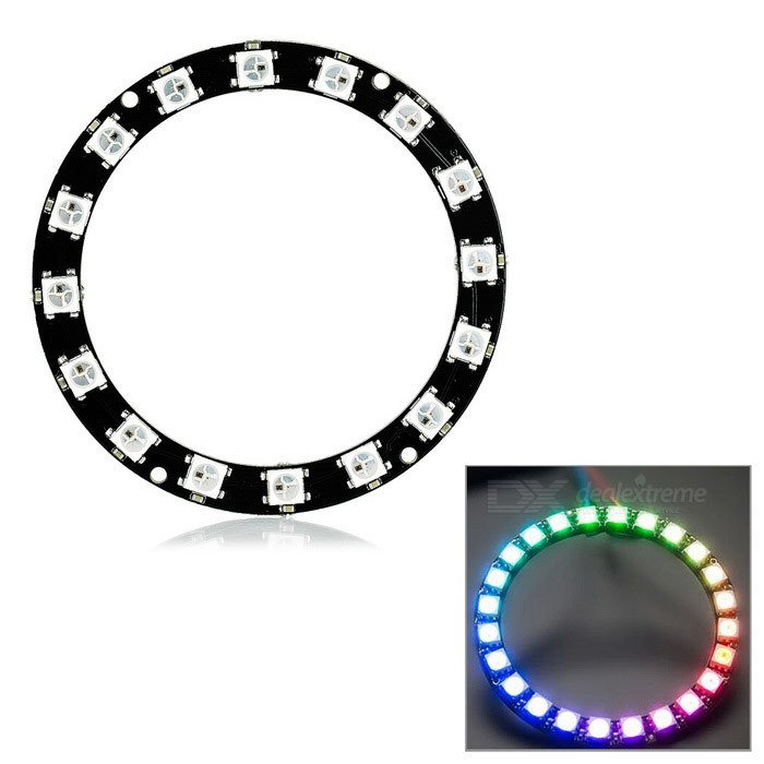 CJMCU 16 Led'li WS2812 5050 RGB Led Modülü