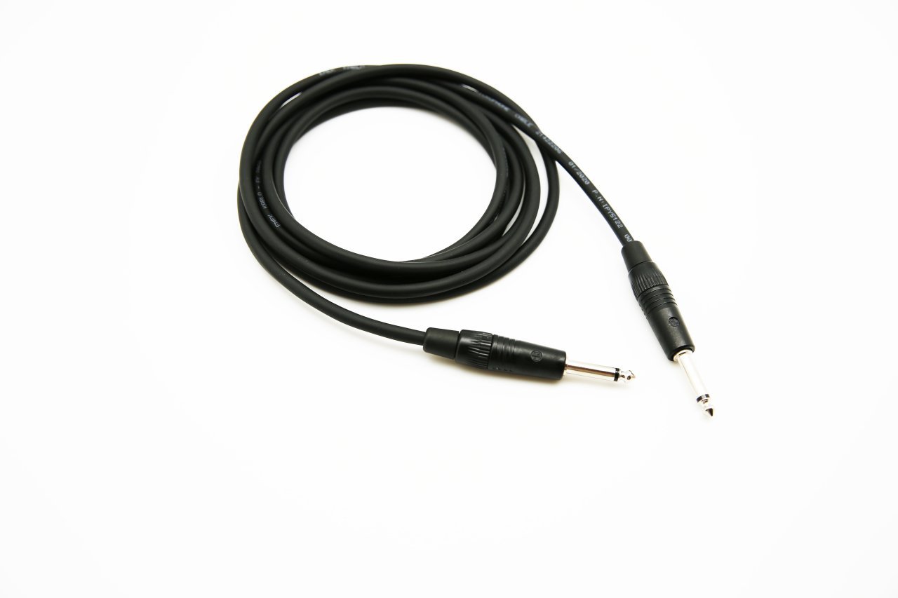 Neutrik Enstrüman Ara Kablosu 6.3mm Gitar+Gitar Jak 1 Metre