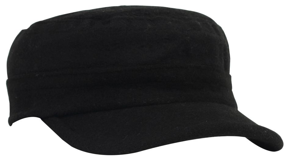 Kaşe Castro Siyah Ve Haki Şapka Ikili Set Kastro Set Outdoor Yünlü