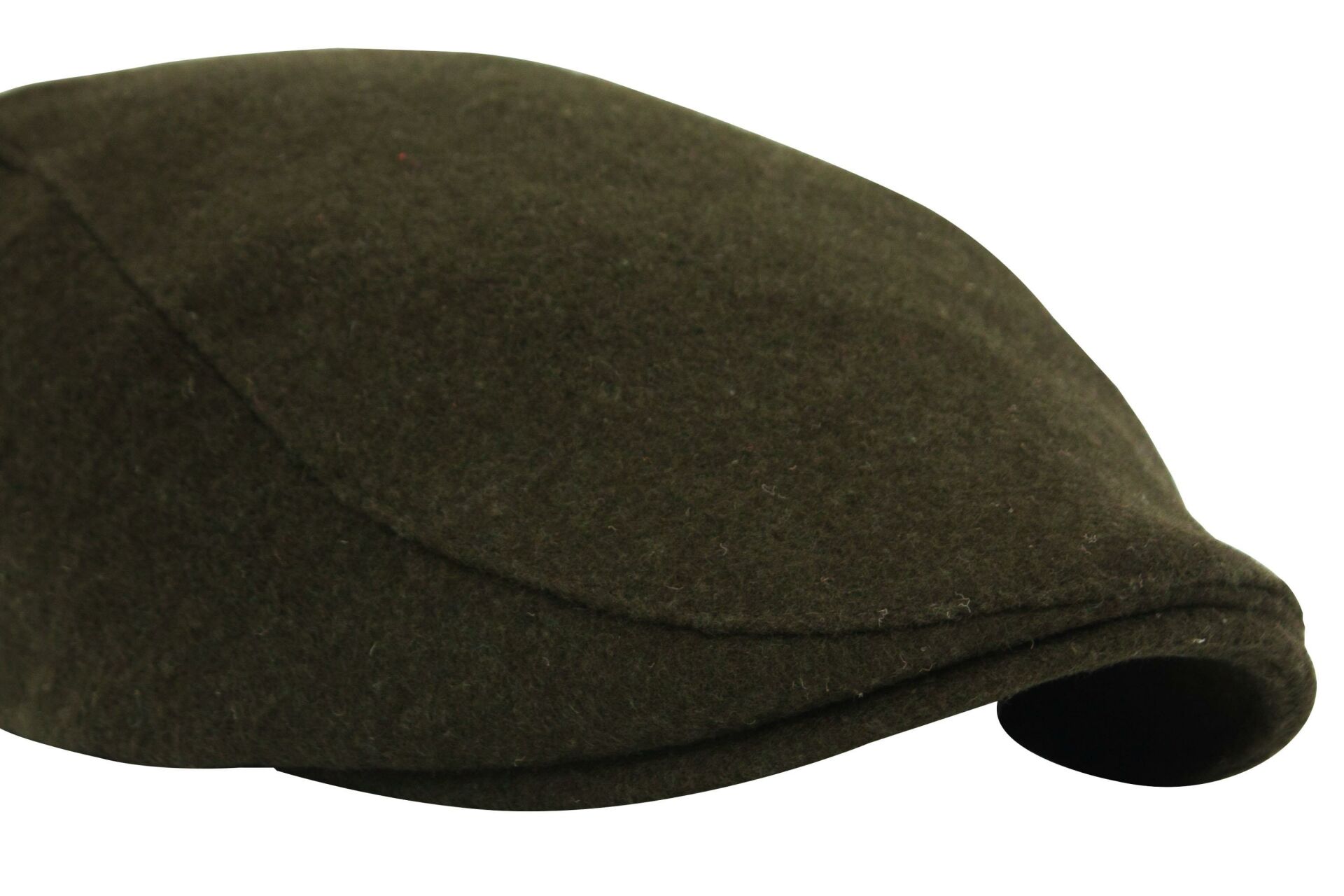 Erkek Şapka Haki Kışlık Trend Flat Cap Yün Kasket