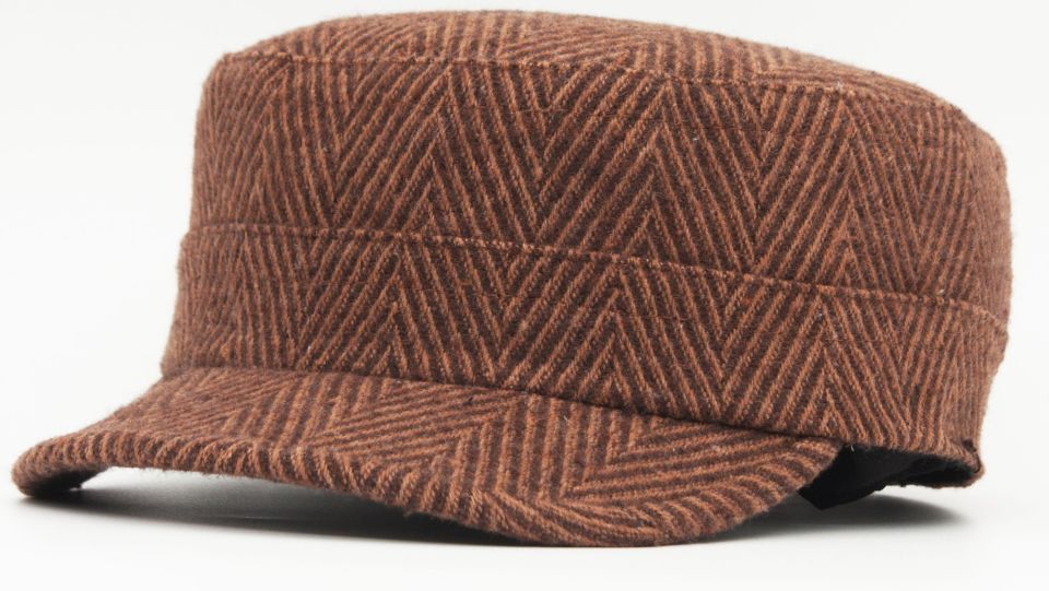 Erkek Yün Fidel Castro Şapka Wool Military Hat