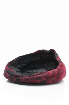 Erkek Yün Şapka İskoç Kasket-Bordo