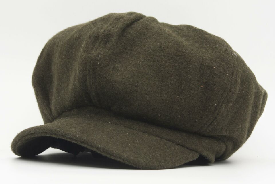 Kadın Yünlü Vintage Kasket Retro Kışlık Şapka
