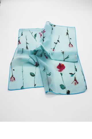 Kadın Desenlı Fular Kadın Bandana