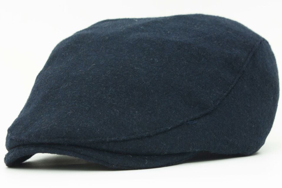 Erkek Yün Flat Cap Kasket Peaky Blinders Şapka