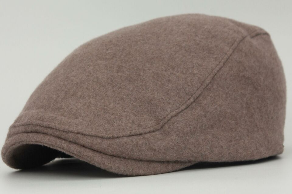 Erkek Yün Flat Cap Kasket Peaky Blinders Şapka