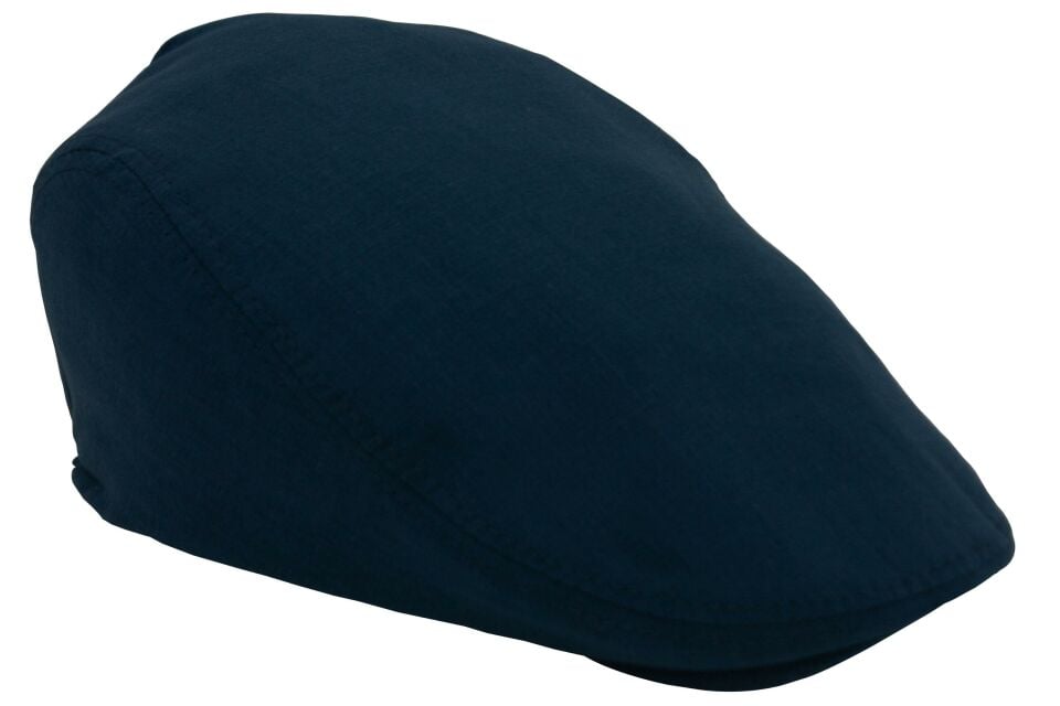 Lacivert Kasket Pamuklu London Flat Cap Şapka