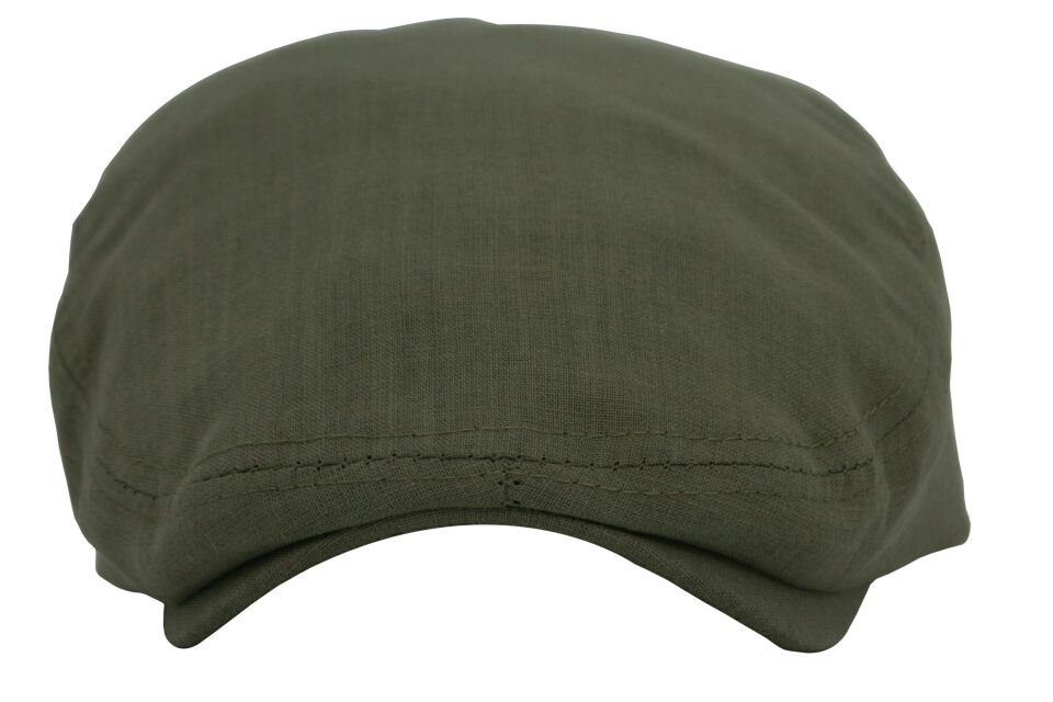Yeşil Kasket Pamuklu London Flat Cap Şapka