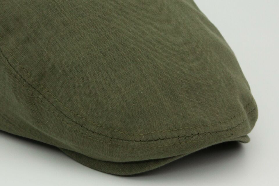 Yeşil Kasket Pamuklu London Flat Cap Şapka