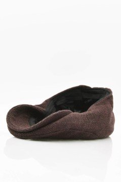 Erkek Yün Şapka Heritage Kışlık Kasket Flat Cap-Koyu Kahve