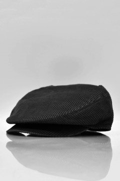 Erkek Kasket Kadife Şapka Flat Cap-Siyah