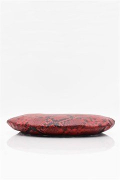 PU Deri Ressam Bere Trend Şapka French Beret-Kırmızı
