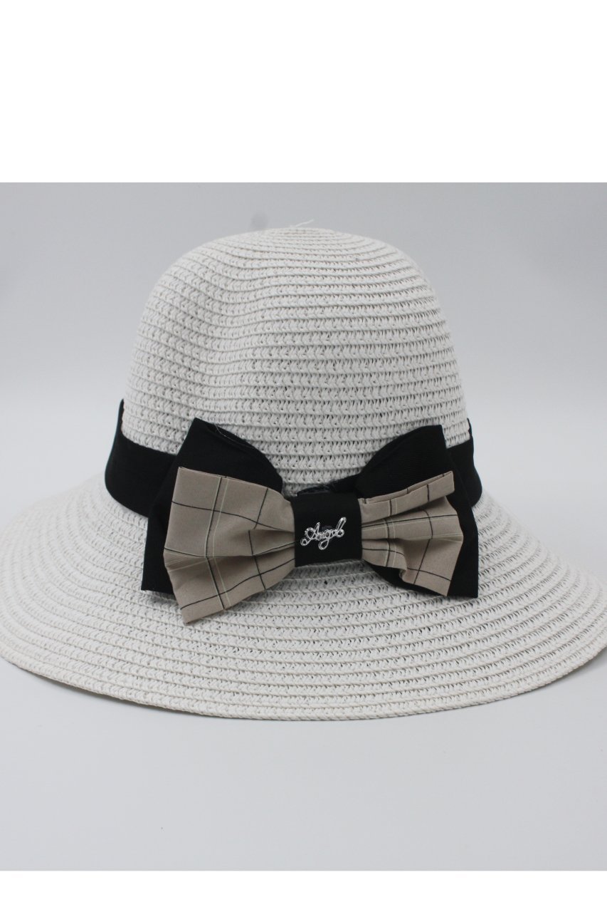 Kadın Hasır Panama Şapka Plaj Şapkası Geniş Beyaz Kurdeleli