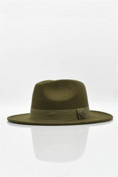 Erkek Fedora Şapka-Haki