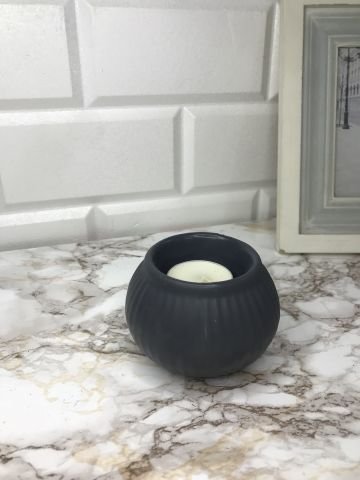 Tealight Mumluk Dekoratif Tealight Mumluk Antrasit