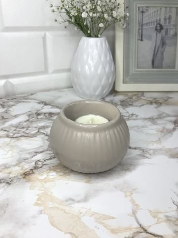 Tealight Mumluk Dekoratif Tealight Mumluk Bej