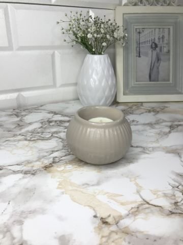 Tealight Mumluk Dekoratif Tealight Mumluk Bej