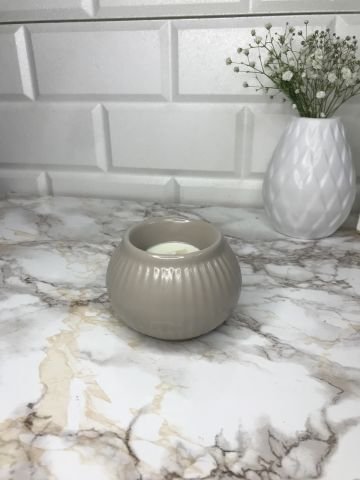 Tealight Mumluk Dekoratif Tealight Mumluk Bej