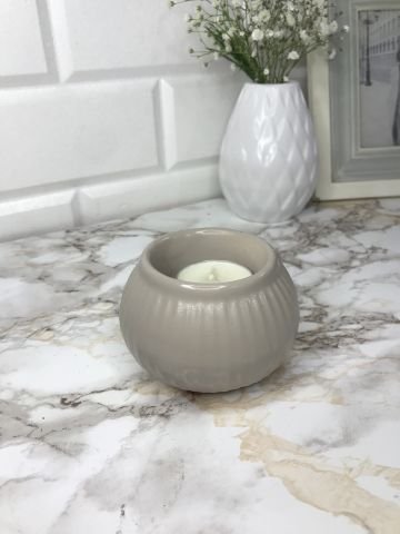 Tealight Mumluk Dekoratif Tealight Mumluk Bej
