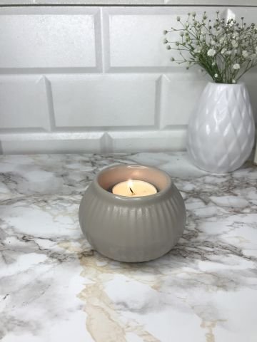 Tealight Mumluk Dekoratif Tealight Mumluk Bej