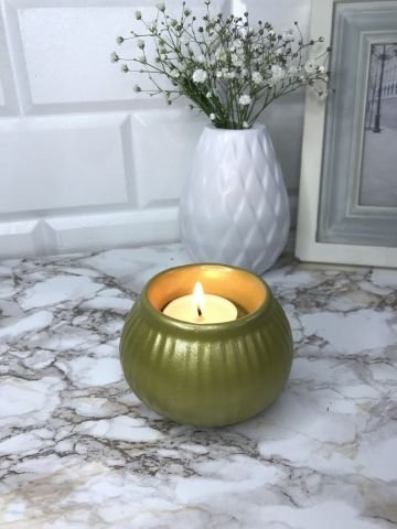 Tealight Mumluk Dekoratif Tealight Mumluk Gold