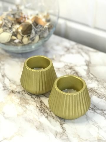 Tealight Mumluk Dekoratif Tealight Mumluk Gold