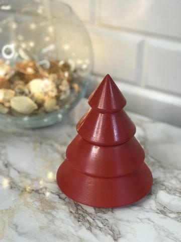Dekoratif Yılbaşı Mumluk Tealight Mumluk Obje Biblo 2 Parça kırmızı