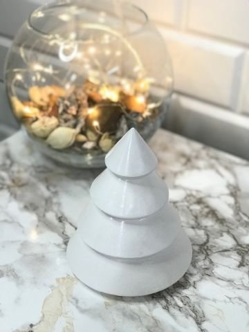 Dekoratif Yılbaşı Mumluk Tealight Mumluk Obje Biblo 2 Parça Beyaz