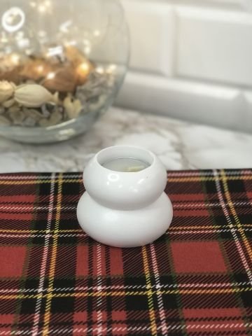 Dekoratif Mumluk Tealight Mumluk Beyaz