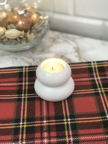 Dekoratif Mumluk Tealight Mumluk Beyaz