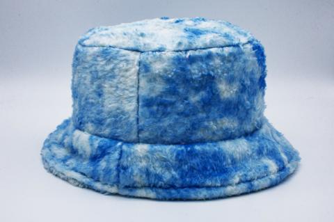 Kadın Kışlık Peluş Yumuşak Balıkçı Bucket Şapka Batik