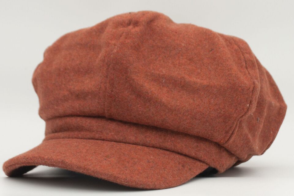 Kadın Yünlü Vintage Kasket Retro Kışlık Şapka